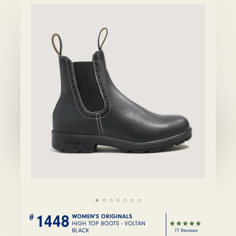 Almost New Black Blundstones